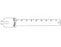 Brasseler USA Large Bone Sagittal Saw Blades - Large Bone Sagittal Saw Blade, 90 x 12.5 mm, 0.99 mm Thick - BR2108-103