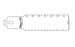 Brasseler USA Large Bone Sagittal Saw Blades - Large Bone Sagittal Saw Blade, Surgical, 70 x 25 mm - BR2108-110
