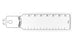 Brasseler USA Large Bone Sagittal Saw Blades - Large Bone Sagittal Saw Blade, Surgical, 75 x 25 mm - BR2108-111