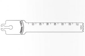 Brasseler USA Large Bone Sagittal Saw Blades - Large Bone Sagittal Saw Blade, 75 x 12.5 mm, 1.45 mm Thick - BR2108-156