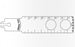 Brasseler USA Large Bone Sagittal Saw Blades - Large Bone Sagittal Saw Blade, 75 x 25 mm, 1.47 mm Thick - BR2108-176