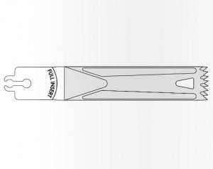 Brasseler USA Large Bone Sagittal Saw Blades - Large Bone Sagittal Saw Blade, 86 x 19.5 mm, Chromium Coating - BR5072-101