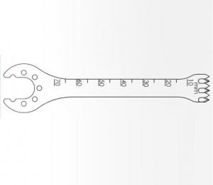 Brasseler USA Large Bone Oscillating Saw Blades - Large Bone Oscillating Saw Blade, 90 x 12.5 mm, 1.27 mm Thick - K5-1270-50F