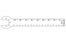 Brasseler USA Large Bone Oscillating Saw Blades - Large Bone Oscillating Saw Blade, 90 x 12.5 mm, 1.37 mm Thick - K5-1290-54