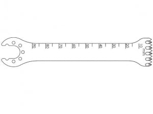 Brasseler USA Large Bone Oscillating Saw Blades - Large Bone Oscillating Saw Blade, 90 x 21 mm, 1.37 mm Thick - K5-2190-54F
