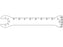Brasseler USA Large Bone Oscillating Saw Blades - Large Bone Oscillating Saw Blade, 90 x 21 mm, 1.37 mm Thick - K5-2190-54F