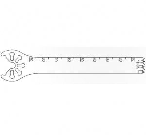 Brasseler USA Large Bone Oscillating Saw Blades - Large Bone Oscillating Saw Blade, 90 x 12.5 mm, 0.89 mm Thick - K7-1290-35
