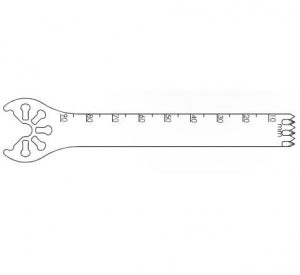 Brasseler USA Large Bone Oscillating Saw Blades - Large Bone Oscillating Saw Blade, 90 x 12.5 mm, 1.19 mm Thick - K7-1290-47