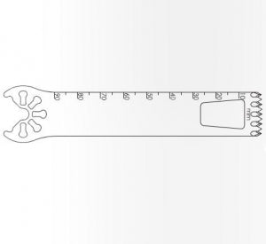 Brasseler USA Large Bone Oscillating Saw Blades - Large Bone Oscillating Saw Blade, 90 x 19 mm, 0.89 mm Thick - K7-1990-35