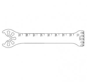 Brasseler USA Large Bone Oscillating Saw Blades - Large Bone Oscillating Saw Blade, 90 x 21 mm, 1.37 mm Thick - K7-2190-54F