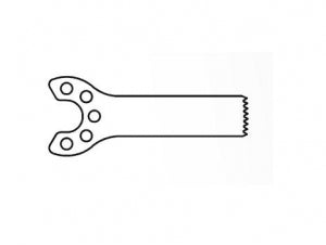 Brasseler USA Sternum Saw Blades - Sternum Saw Blade, Surgical, 18.5 x 5.5 mm - KM-3000