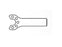 Brasseler USA Sternum Saw Blades - Sternum Saw Blade, Surgical, 18.5 x 5.5 mm - KM-3000
