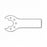 Brasseler USA Sternum Saw Blades - Sternum Saw Blade, Surgical, 25.7 x 9.5 mm - KM-3101C