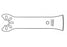 Brasseler USA Sternum Saw Blades - Sternum Saw Blade, Surgical, 39.0 x 13.0 mm - KM3-108