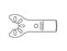 Brasseler USA Sternum Saw Blades - Sternum Saw Blade, Surgical, 18.5 x 7.0 mm - KM3-114