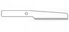 Brasseler USA Sternum Saw Blades - Sternum Saw Blade, Surgical, 32.8 x 9.4 mm, Non-Sterile - KM-32N