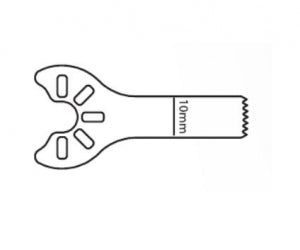 Brasseler USA Sternum Saw Blades - Sternum Saw Blade, Surgical, 18.0 x 5.5 mm - KM33-412
