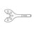 Brasseler USA Small Bone Saw Blades and Rasps - Small Bone Saw Blade, 18.0 x 2.5 mm - KM33-413
