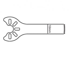 Brasseler USA Sternum Saw Blades - Sternum Saw Blade, Surgical, 25.0 x 5.5 mm - KM33-414