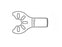 Brasseler USA Sternum Saw Blades - Sternum Saw Blade, Surgical, 11.5 x 5.5 mm - KM3-410