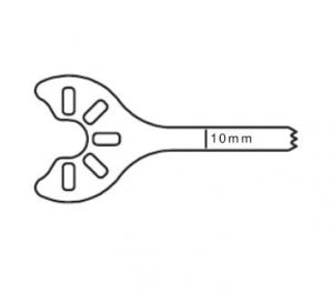 Brasseler USA Small Bone Saw Blades and Rasps - Small Bone Saw Blade, 18.0 x 2.5 mm - KM3-413