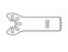 Brasseler USA Sternum Saw Blades - Sternum Saw Blade, Surgical, 25.0 x 9.0 mm - KM3-511