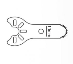 Brasseler USA Small Bone Saw Blades and Rasps - Small Bone Saw Blade, 18.5 x 6.5 mm - KM3-51
