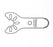 Brasseler USA Small Bone Saw Blades and Rasps - Small Bone Saw Blade, 18.5 x 6.5 mm - KM3-51