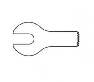 Brasseler USA Small Bone Saw Blades and Rasps - Small Bone Saw Blade, 12.5 x 5.5 mm - KM-410S