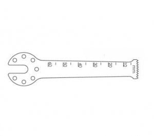 Brasseler USA Large Bone Oscillating Saw Blades - Large Bone Oscillating Saw Blade, 60 x 12.5 mm, 0.90 mm Thick - KM-452