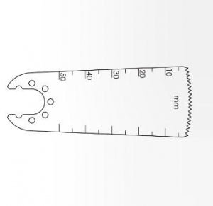 Brasseler USA Small Bone Saw Blades and Rasps - Small Bone Saw Blade, 50.0 x 27.0 mm - KM519-10