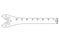 Brasseler USA Small Bone Saw Blades and Rasps - Small Bone Saw Blade, 85.0 x 10.0 mm - KM71-580