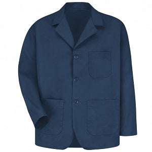Vf Workwear-Div / Vf Imagewear (W) Men's Lapel Three-Button Coats - Men's 3-Button Lapel Counter Coat, Navy, Size 3XL - KP10NV3XL