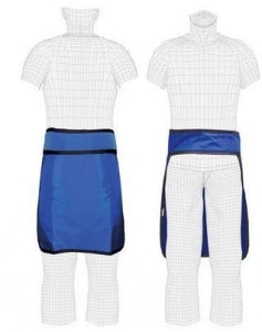 Technoaide Half Apron Demi Guard - Half Apron, X-ray, Medium, Blue / Black - DVRM