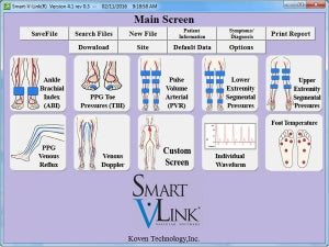 Koven Technology, Inc Smart-V-Link Vascular Testing Software - Smart-V-Link Vascular Testing Software with USB Cable, Version 4.1 - SMART-V-LINK 4.1