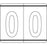 Kardex Psf-138 Compatible Color-Code Label Numeric Compatible Series 1 1/2" X 1 1/4" 500/Roll