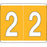 Kardex Psf-138 Compatible Color-Code Label Numeric Compatible Series 1 1/2" X 1 1/4" 500/Roll