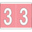 Kardex Psf-138 Compatible Color-Code Label Numeric Compatible Series 1 1/2" X 1 1/4" 500/Roll