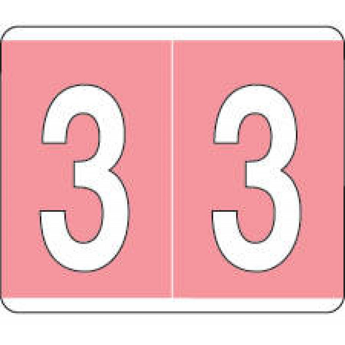 Kardex Psf-138 Compatible Color-Code Label Numeric Compatible Series 1 1/2" X 1 1/4" 500/Roll