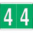 Kardex Psf-138 Compatible Color-Code Label Numeric Compatible Series 1 1/2" X 1 1/4" 500/Roll