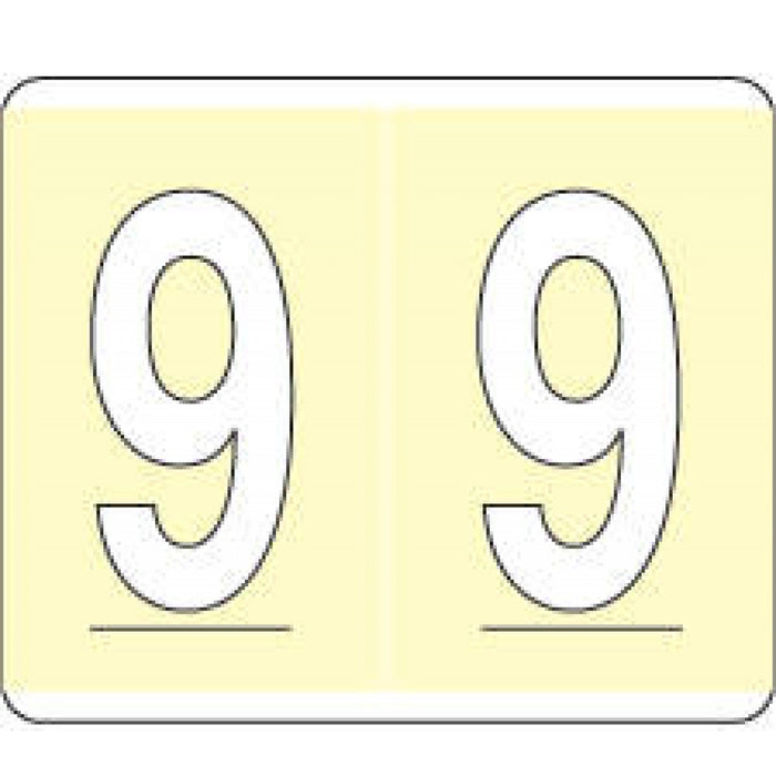 Kardex Psf-138 Compatible Color-Code Label Numeric Compatible Series 1 1/2" X 1 1/4" 500/Roll