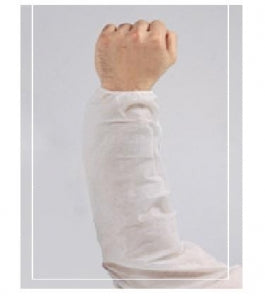 Keystone Adjustable Cap Corp Polypropylene Sleeve - Polypropylene Sleeves, White, Size L, 18" x 9" - AG-NWI-LARGE