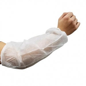 Keystone Adjustable Cap Corp Polypropylene Sleeve - Polypropylene Sleeves, White, Size L, 18" x 9" - AG-NWI-LARGE