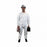 Keystone Adjustable Cap Keyguard Coveralls - Coverall, Elastic Waist and Ankles, Front Zipper Closure, Size L - CE-CVL-KG-E-LRG-BULK
