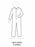 Keystone Adjustable Cap Corp KeyGuard Coveralls with Open Wrists and Ankles - Keyguard Coverall, White, Zipper Front, XL - CVL-KG-XLG