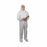 Keystone White Heavyweight Poly Disposable Coveralls - Polypropylene Coverall, Hood, Boots, Elastic Wrist, White, Size XL - CVL-NW-B-XL-WHITE
