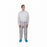 Keystone Adjustable Cap Corp Polypropylene Coveralls with Elastic Wrists and Ankles - Polypro Coverall, White, Elastic Wrist and Ankle, 3XL - CVL-NW-E-3X