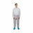 Keystone Adjustable Cap Corp Polypropylene Coveralls with Elastic Wrists and Ankles - Polypro Coverall, White, Elastic Wrist and Ankle, S - CVL-NW-E-SM