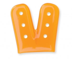 Key Surgical Twin Caps - Instrument Tip Cap with Vents, Twin Cap, Orange Tint, 0.375" x 1" - 3-06-07