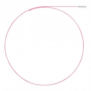 Key Surgical Scope Cleaning Brushes - Tubing Cleaning Brush, Pink Rod, 2 cm, 75 cm x 4.2 mm - BR-075-42